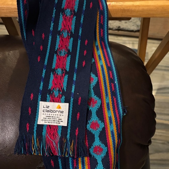 Liz Claiborne Multicolor Striped Scarf - NWOT - Picture 1 of 4